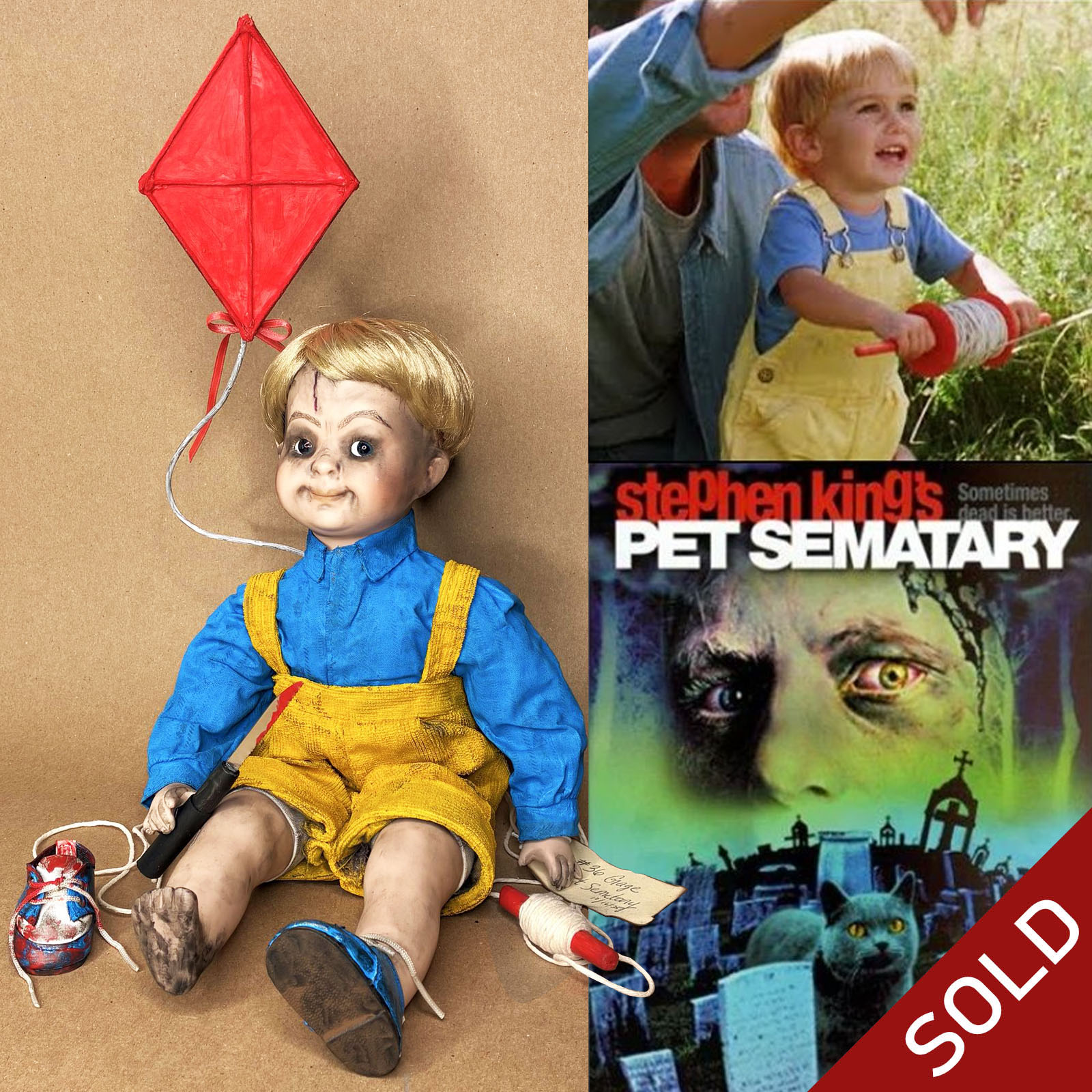 Gage Pet Sematary Horror Doll by Erika's Emporium
