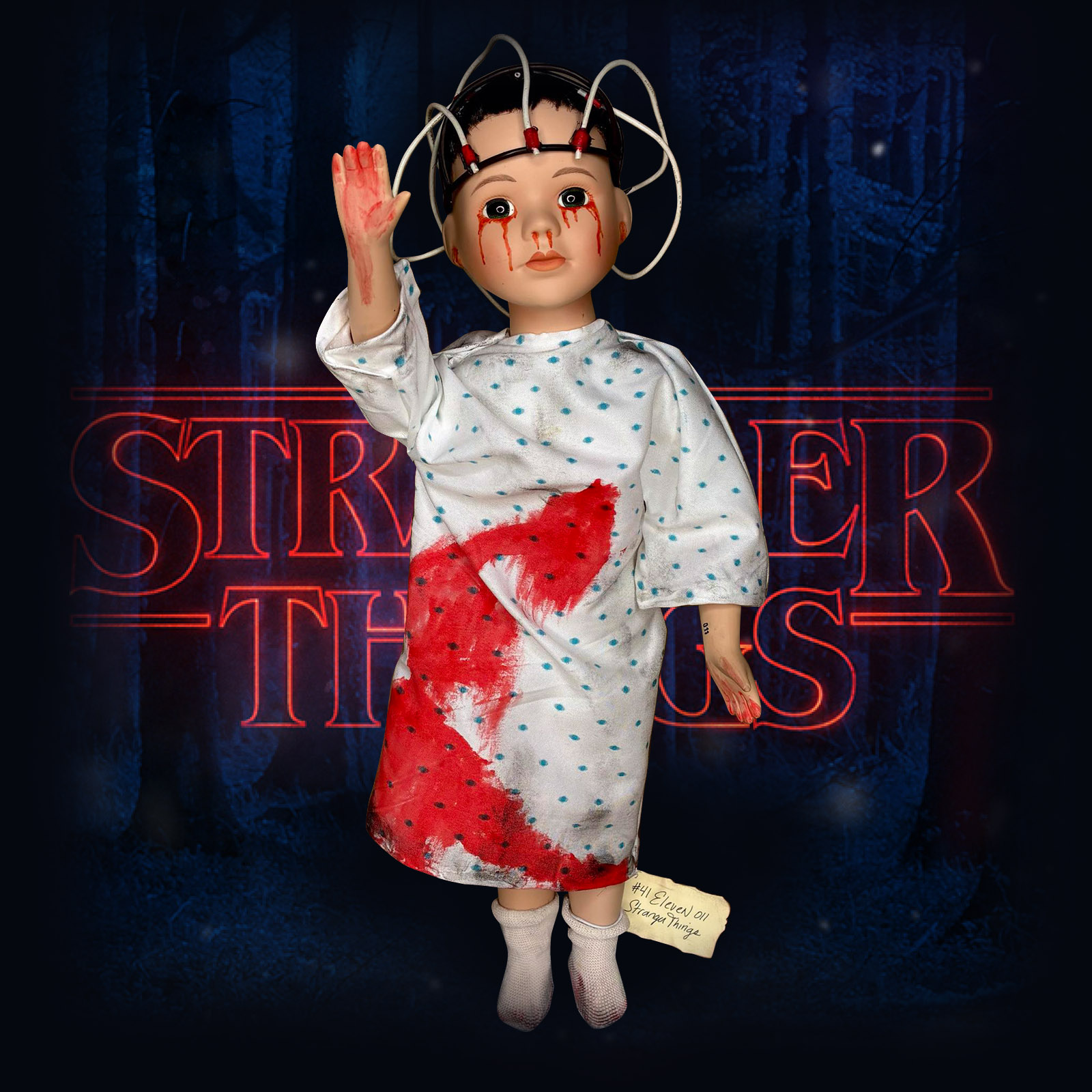 Eleven 011 Stranger Things Horror Series Doll by Erika's Emporium