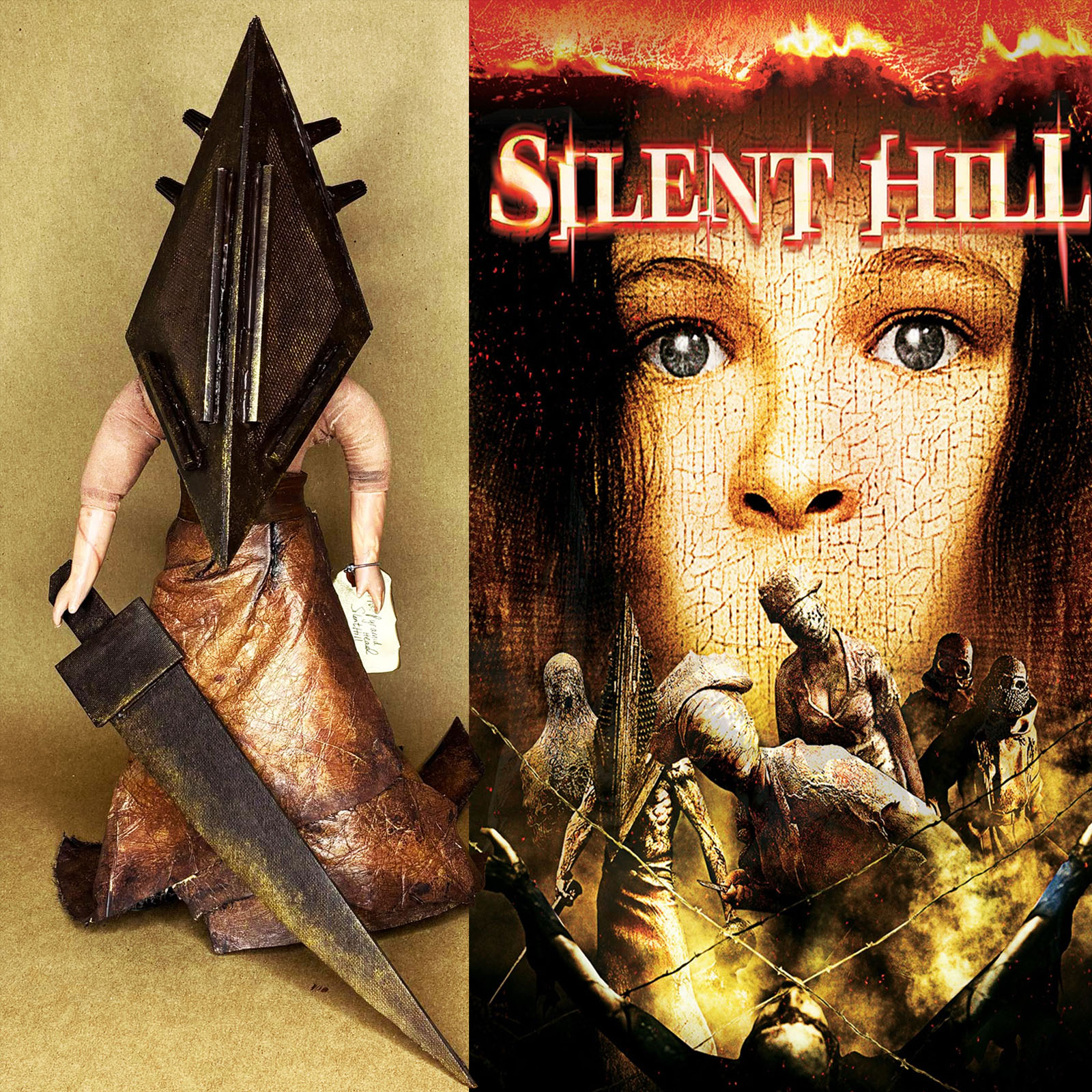 Pyramid Head Silent Hill Horror Doll by Erika's Emporium