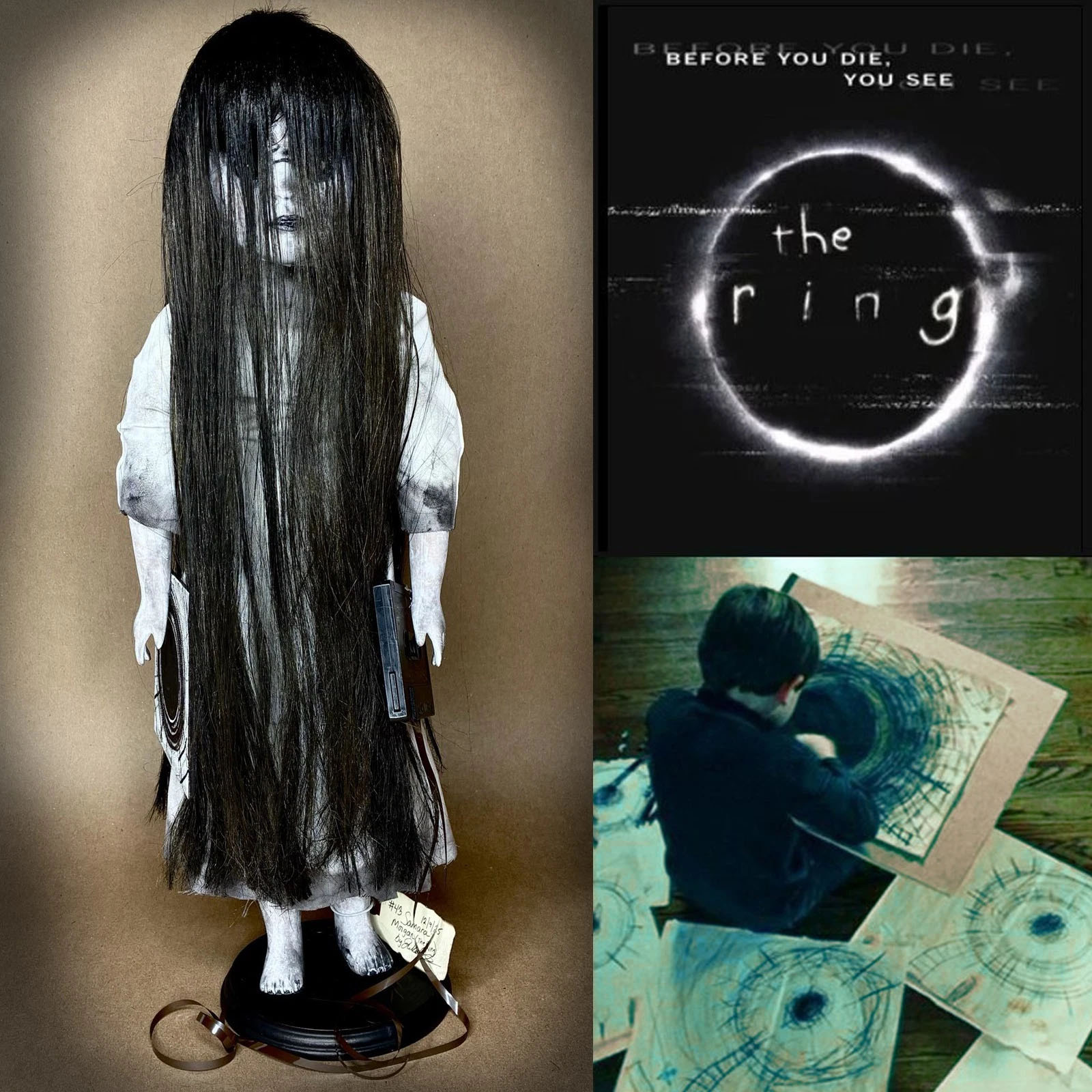 Samara Morgan The Ring Horror Movie Character Doll by Erika's Emporium