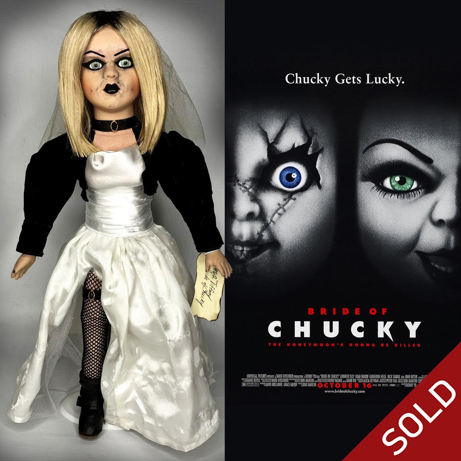 Tiffany Valentine Bride of Chucky Character Doll by Erika's Emporium