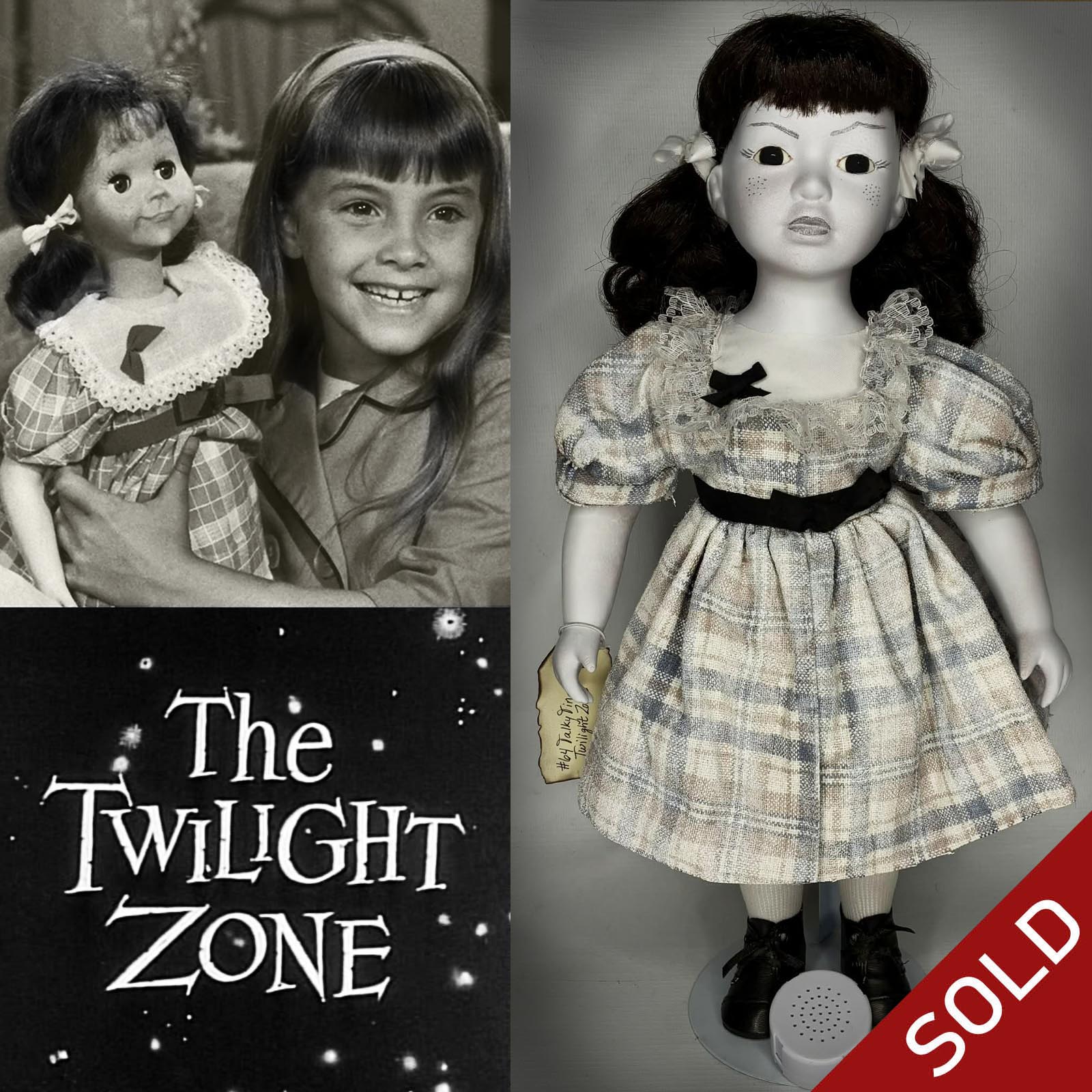 Talky Tina Doll The Twilight Zone Talk Box with 3 Phrases by Erika's Emporium