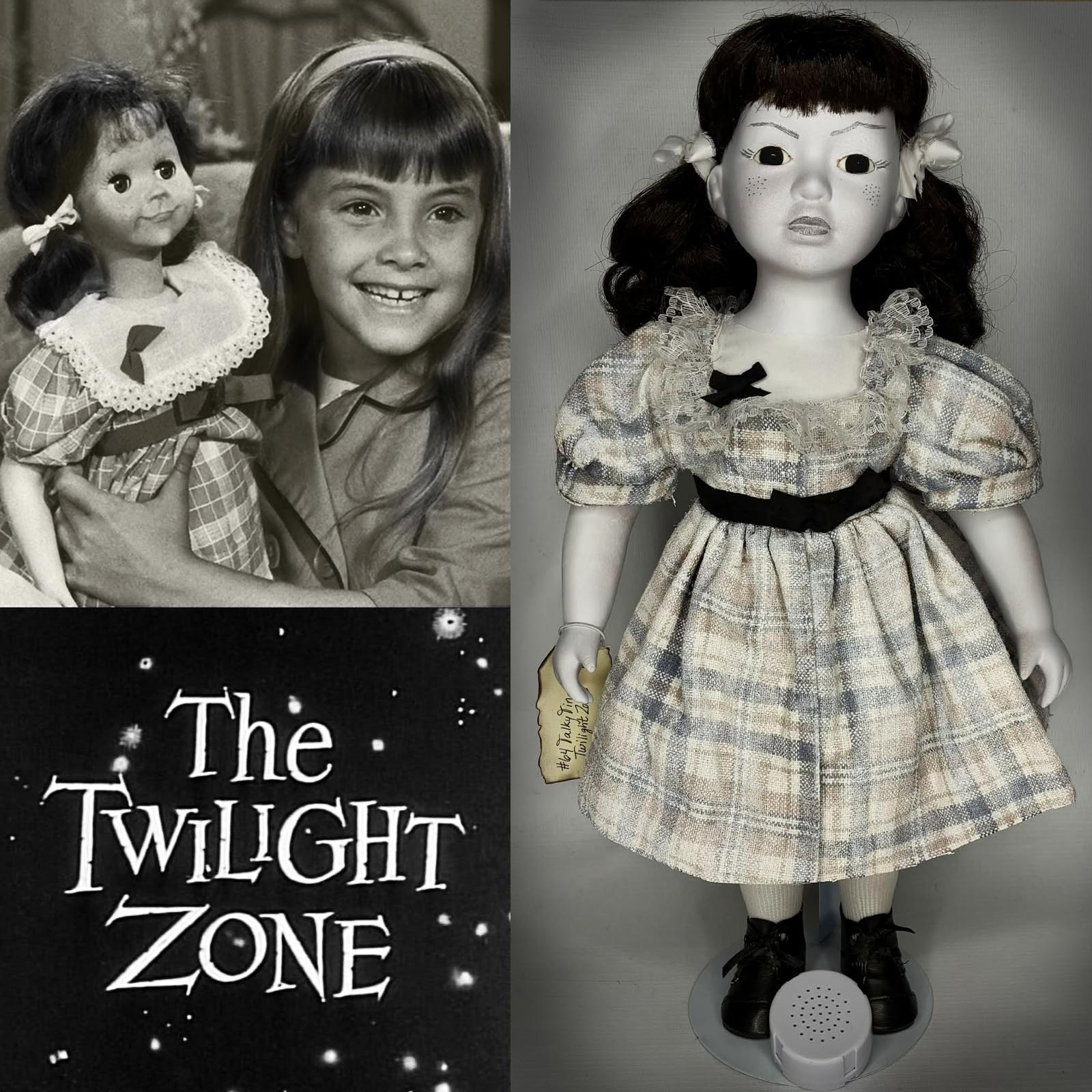 Talky Tina Doll The Twilight Zone Talk Box with 3 Phrases by Erika's Emporium