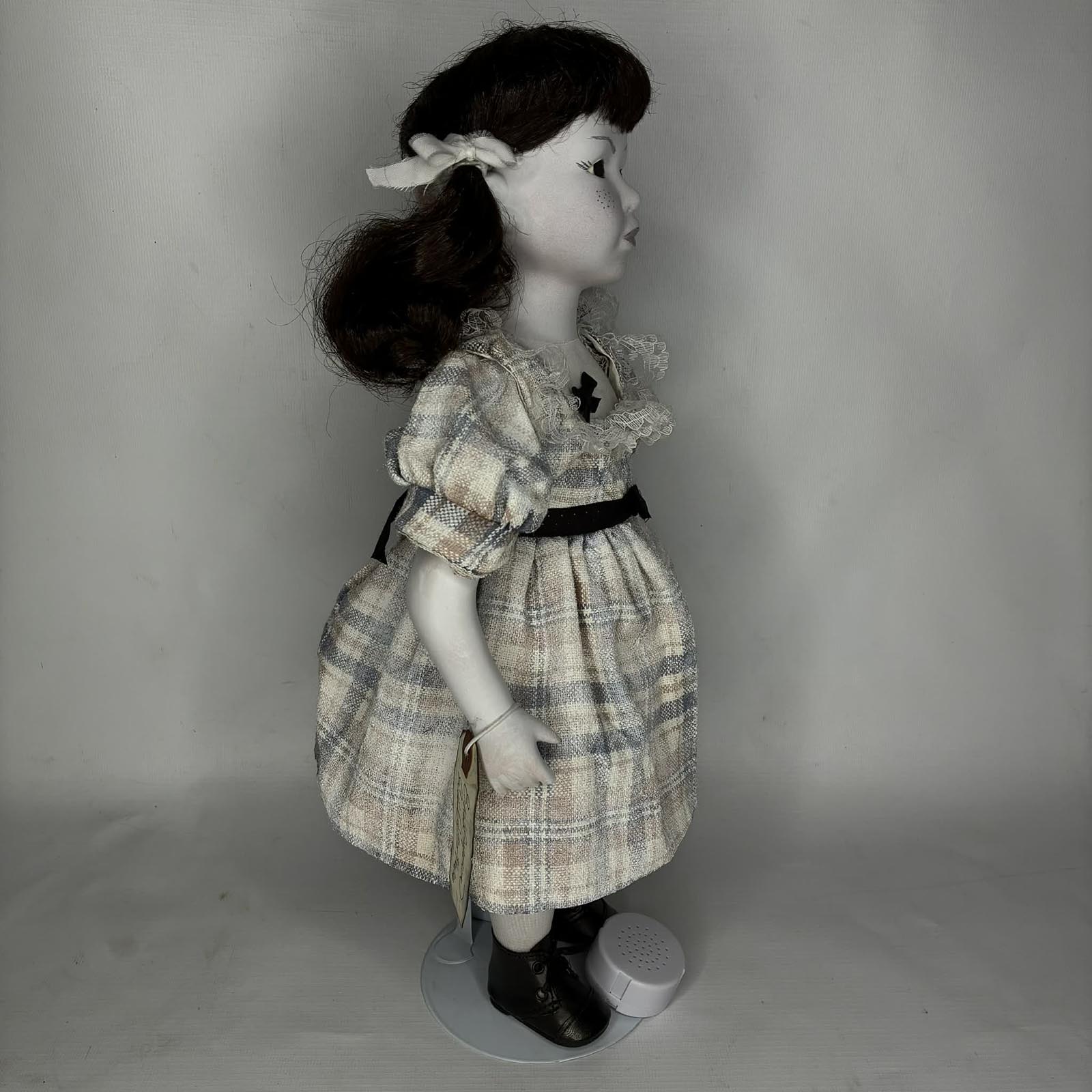 Handmade spooky collectible doll by Erika's Emporium, creepy dolls for sale.