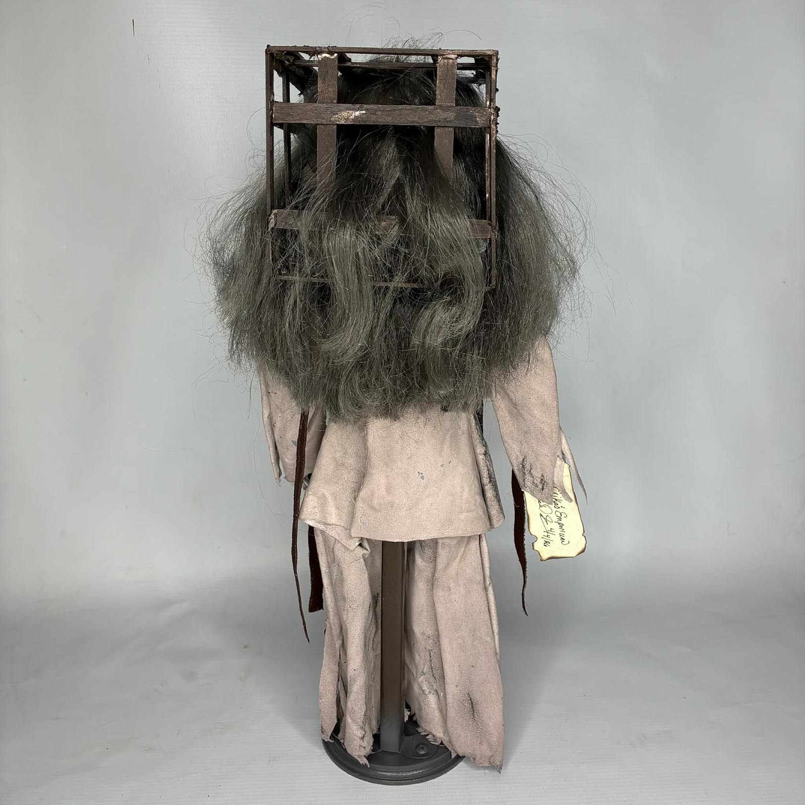 OOAK Jackal character creepy doll for sale by Erika’s Emporium, tagged and signed