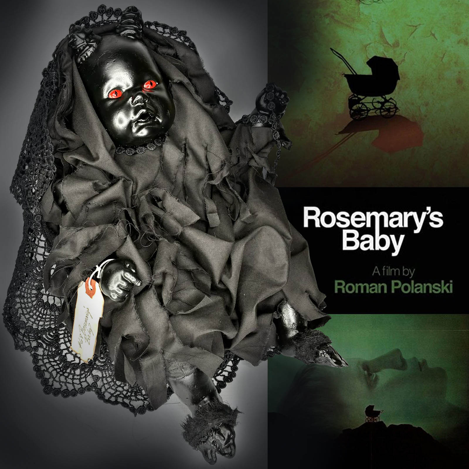 Rosemary's Baby Horror Movie Character Doll by Erika's Emporium