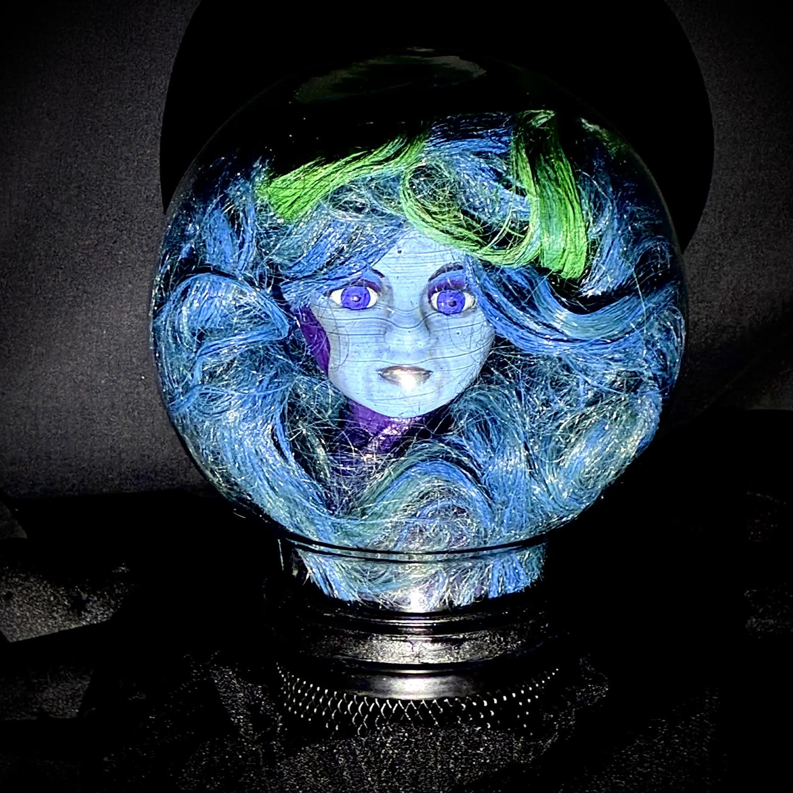 Madame Leota talk box creepy doll for sale Erika’s Emporium