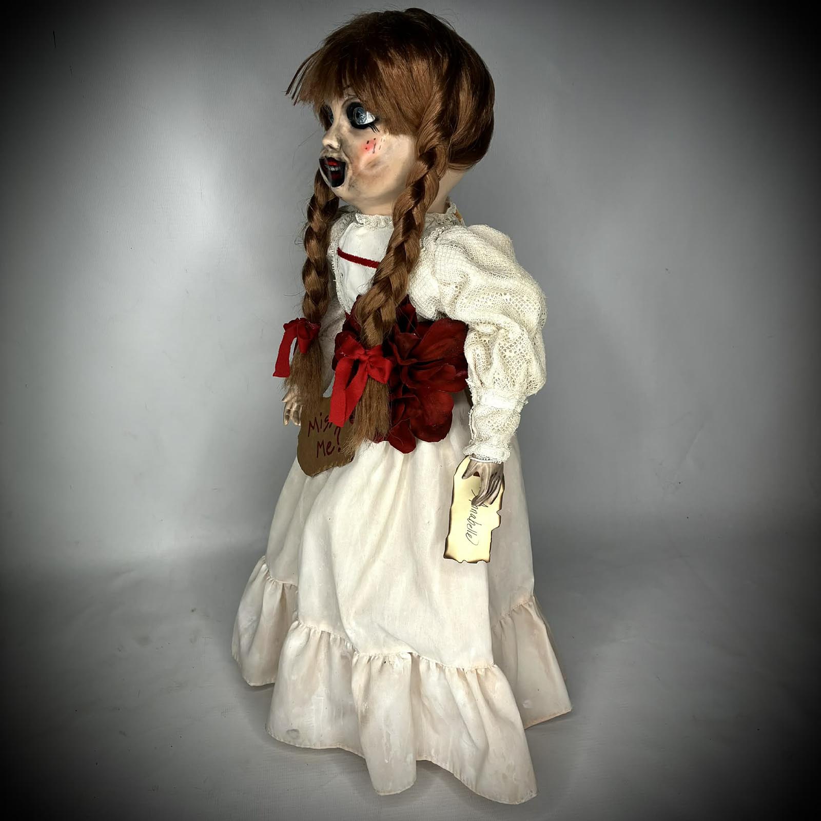 Paranormal horror doll Annabelle style Erika’s Emporium