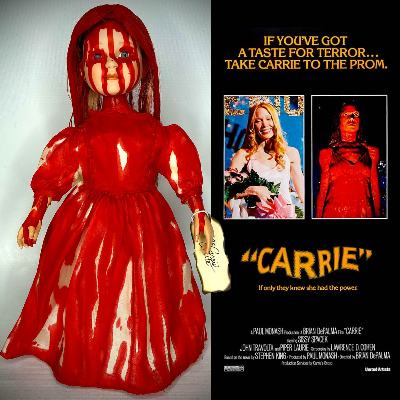 Carrie White Horror Movie Character Doll by Erika's Emporium