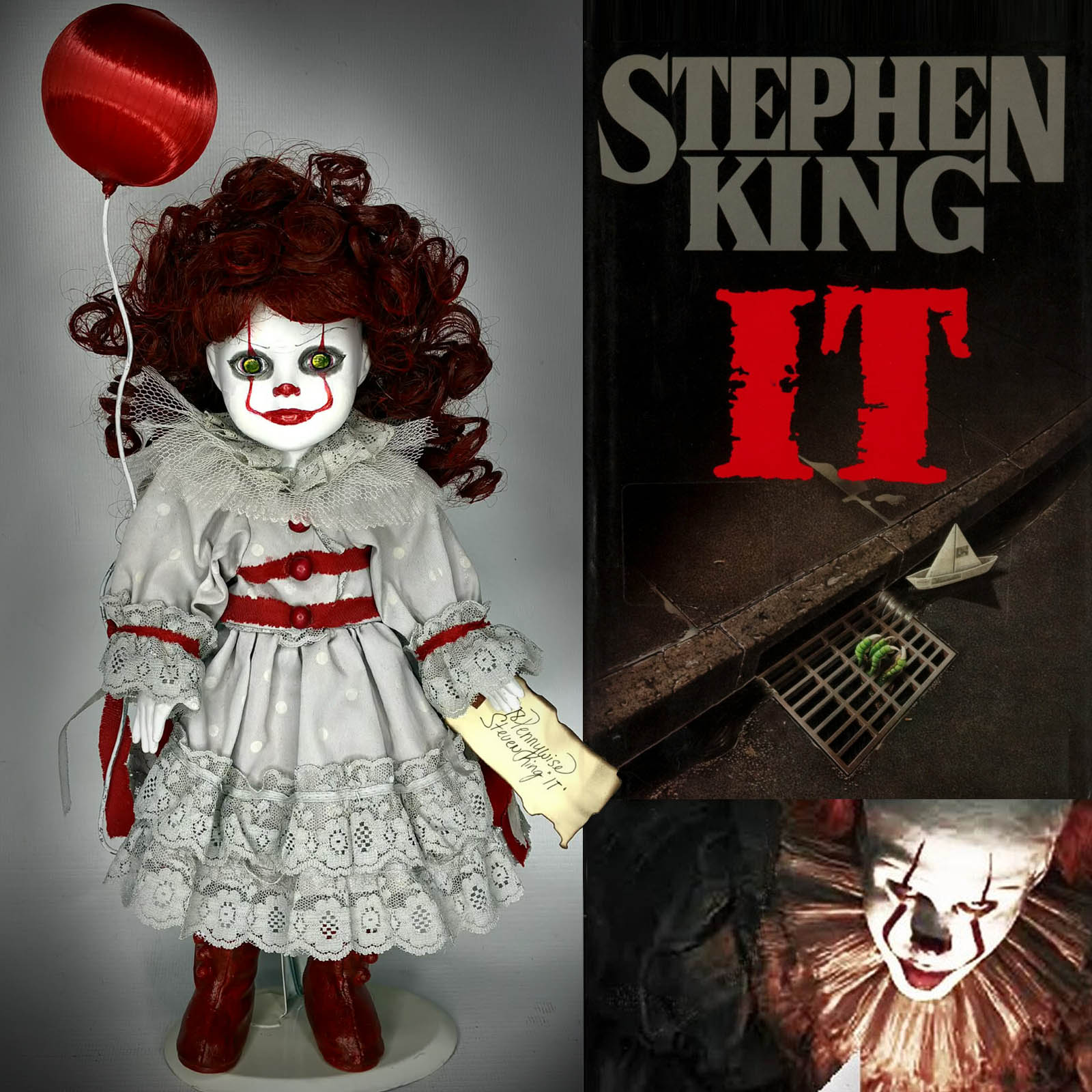 #78 Pennywise IT 13 inch Horror Movie Character by Erika's Emporium