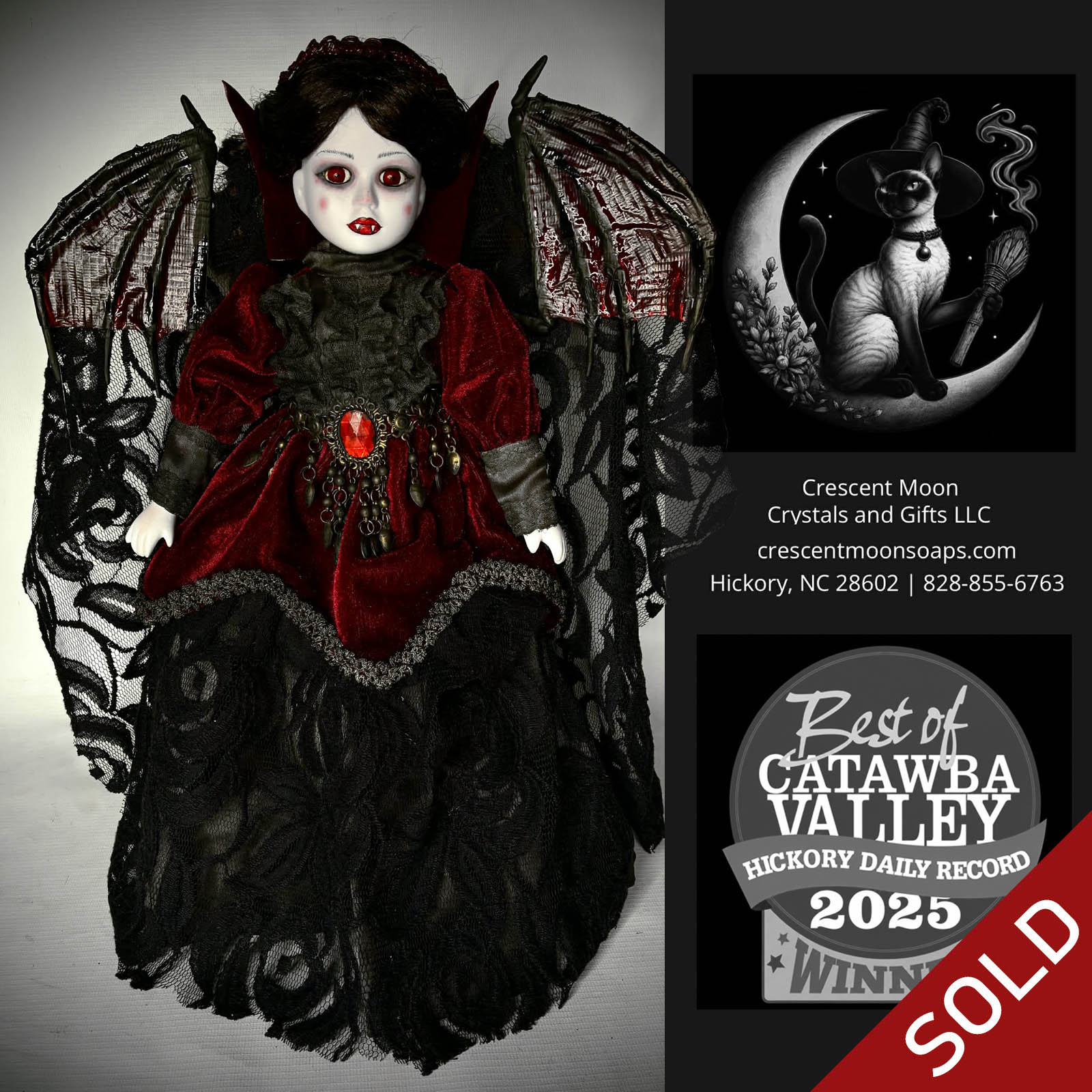 The Vampire Custom In Store Doll by Erika's Emporium