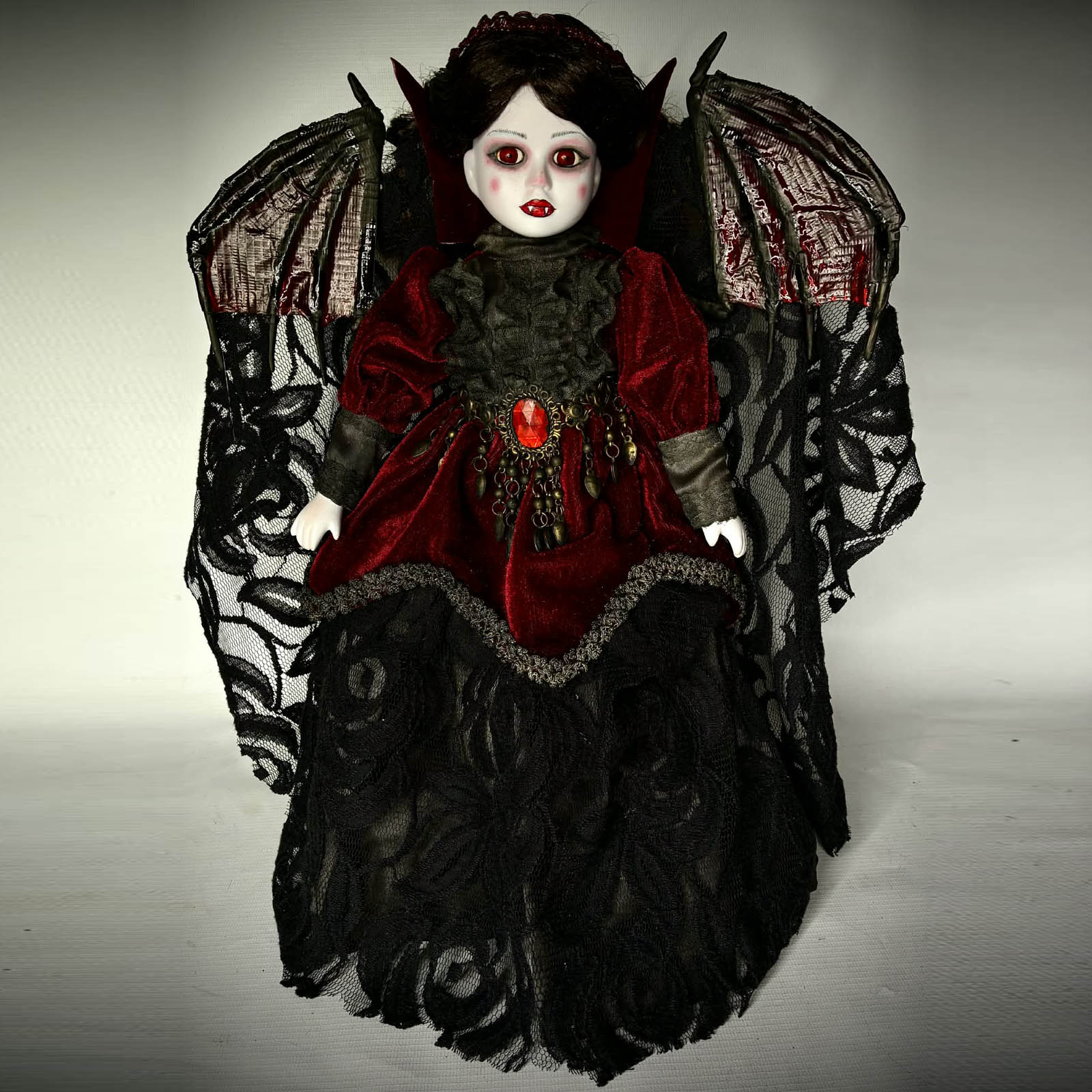 Vampire Doll Handmade OOAK Gothic Horror Collectible