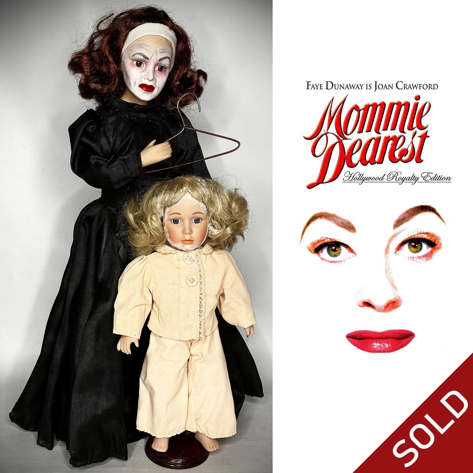 Mommie Dearest Joan and Christina Doll by Erika's Emporium